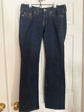 True Religion Johnny Jeans Bootcut Dark Blue Waist 29